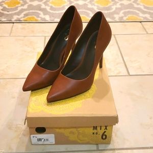 Brown high heel